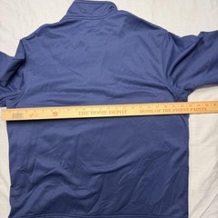 Gonzaga Bulldogs Sweatshirt Mens Large Blue Basketball Nike 1/4 Zip Performance