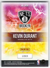 2021-22 Panini Instant Breakaway Kevin Durant #B20 /2819 Brooklyn Nets