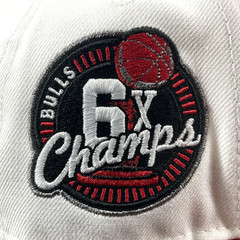 New Era Chicago Bulls Exclusive White Black Red 9FORTY A-Frame Snapback Hat Cap