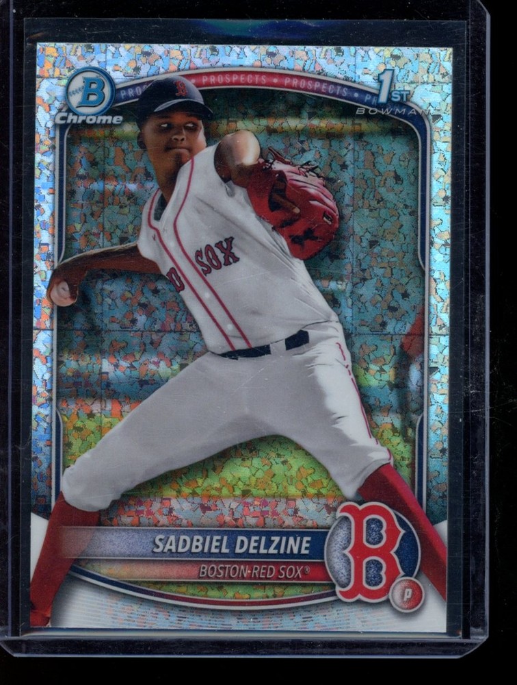 2025 Bowman Chrome #BCP-235 Sadbiel Delzine Prospects Mini-Diamond 1st