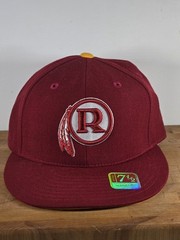 Washington Redskins Mitchell And Ness Hat Cap Fitted Mens 7 1/2 NEW Throwback
