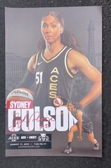 Las Vegas Aces WNBA Sydney Colson Poster vs New York Liberty 8/17/23 11×17 New!