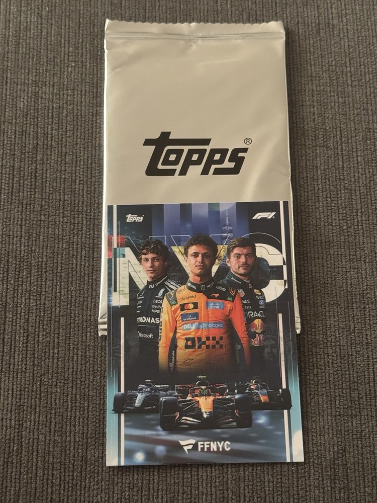 2026 Topps F1 Fanatics Fest Card Kimi Antonelli Lando Norris Max Verstappen