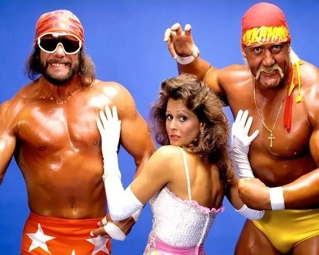 MACHO MAN RANDY SAVAGE MISS ELIZABETH – HULK HOGAN 8X10 PHOTO WRESTLING PICTURE