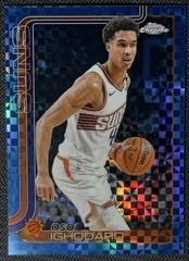 2025-26 Topps Chrome Blue X-Fractor Oso Ighodaro #109 Phoenix Suns