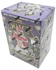 2025 Panini Select Football Sealed 6 Pack Blaster Box 24 Cards Red & Blue Shock