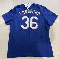 MLB Texas Rangers Langford #36 Nike Tee Adult XL Team Shirt NWT
