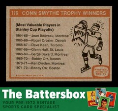 1972 Topps #176 Conn Smythe Trophy DP EX/EX+ X3780294
