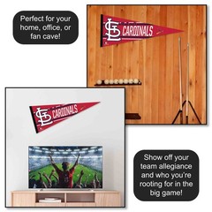 St. Louis Cardinals MLB 12 in X 30 in Pennant