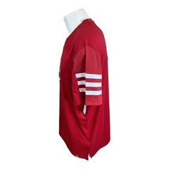 Fanatics Branded Textured Throwback V-Neck T-Shirt San Francisco 49ers Men, Larg