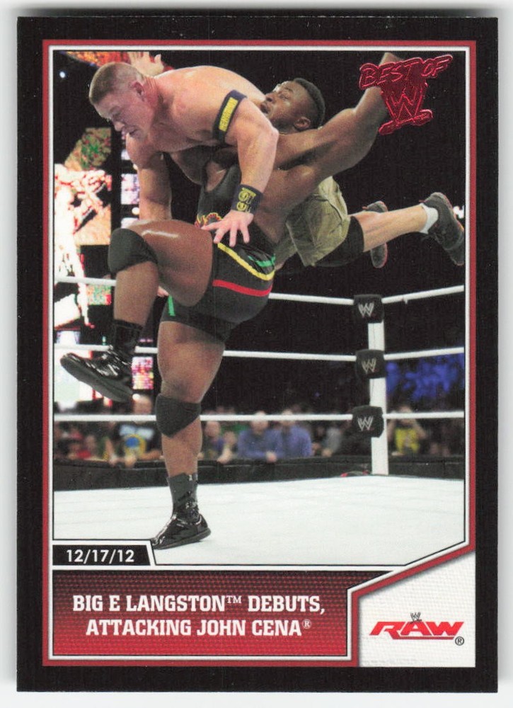 2013 Topps Best of WWE Big E Langston Debuts #70