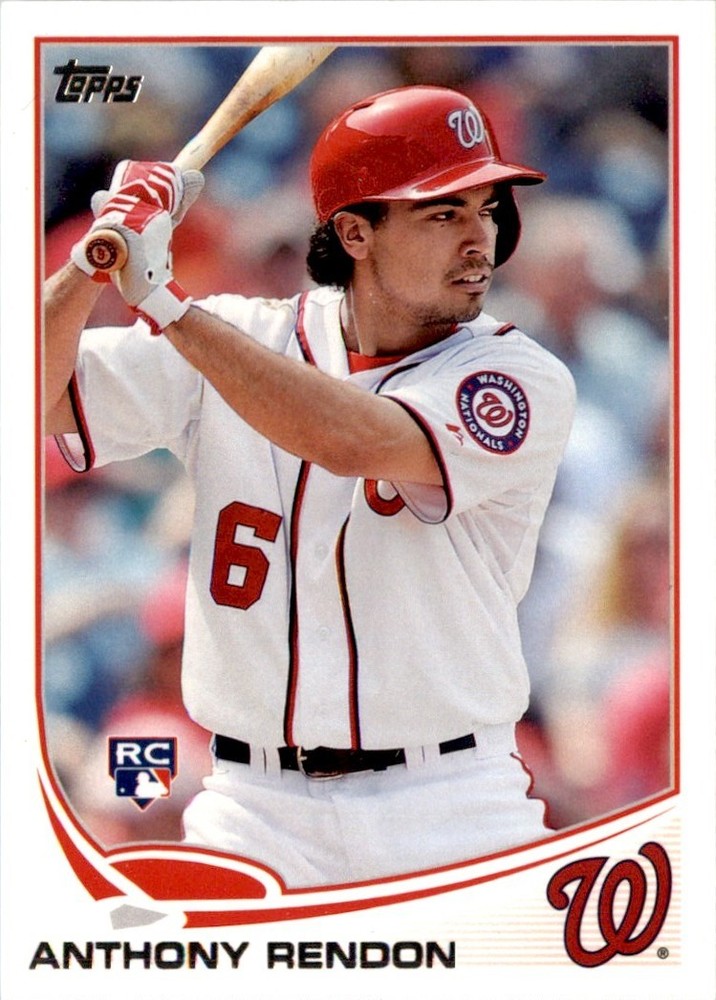 2012 Topps Anthony Rendon RC Washington Nationals/Kansas City Royals/Seattle