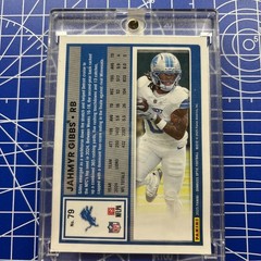 1/1 Custom HANDMADE Jahmyr Gibbs Football Card Detroit Lions Rb