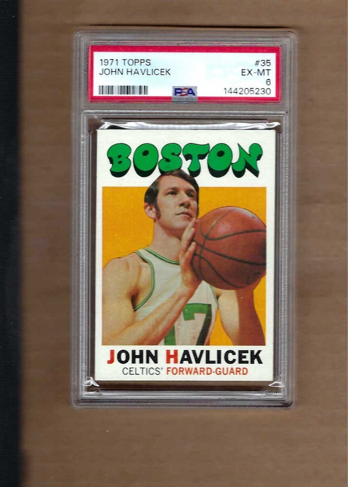 1971 TOPPS JOHN HAVLICEK # 35 PSA 6