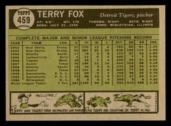 1961 Topps #459 Terry Fox