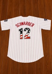 Kyle Schwarber #12 Phillies 250th Anniversary Jersey 2026 All-Star Patch Stitche