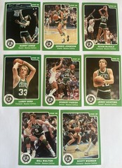 1985-86 Star Company Boston Celtics 8-card Team Set Larry Bird Green Border