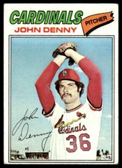 John Denny 1977 Topps #541 St. Louis Cardinals