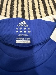 adidas France Thierry Henry #12 Soccer Jersey Men&rsquo;s Size M Blue Euro 2008