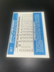 Jeff Newman 1982 Donruss #517 Oakland Athletics Baseball Card