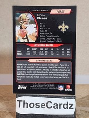 2006 Bowman Chrome #186 Drew Brees