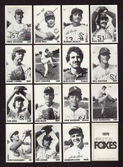 KEVIN BELL, 1975 TCMA Appleton Foxes (Chicago White Sox) FIRST CARD