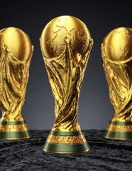Ultra-Detailed 3D Printed FIFA World Cup Decoration Trophy 10 Inch Tall Replica