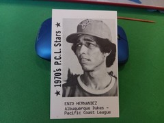 1979 CRAMER 1970&rsquo;S PCL P.C.L. STARS ENZO HERNANDEZ MINOR LEAGUE NRMT OR BET