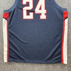 NIKE Gonzaga Bulldogs SAMPLE Basketball Jersey Mens L Blue Red White NCAA WCC