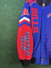 Buffalo Bills G-III Sports by Carl Banks Power Forward Racing Full-Snap Jacket L