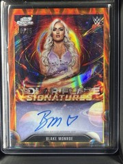 2026 Topps Cosmic Blake Monroe Solar Flare Signatures SSP Orange Galatic 10/25