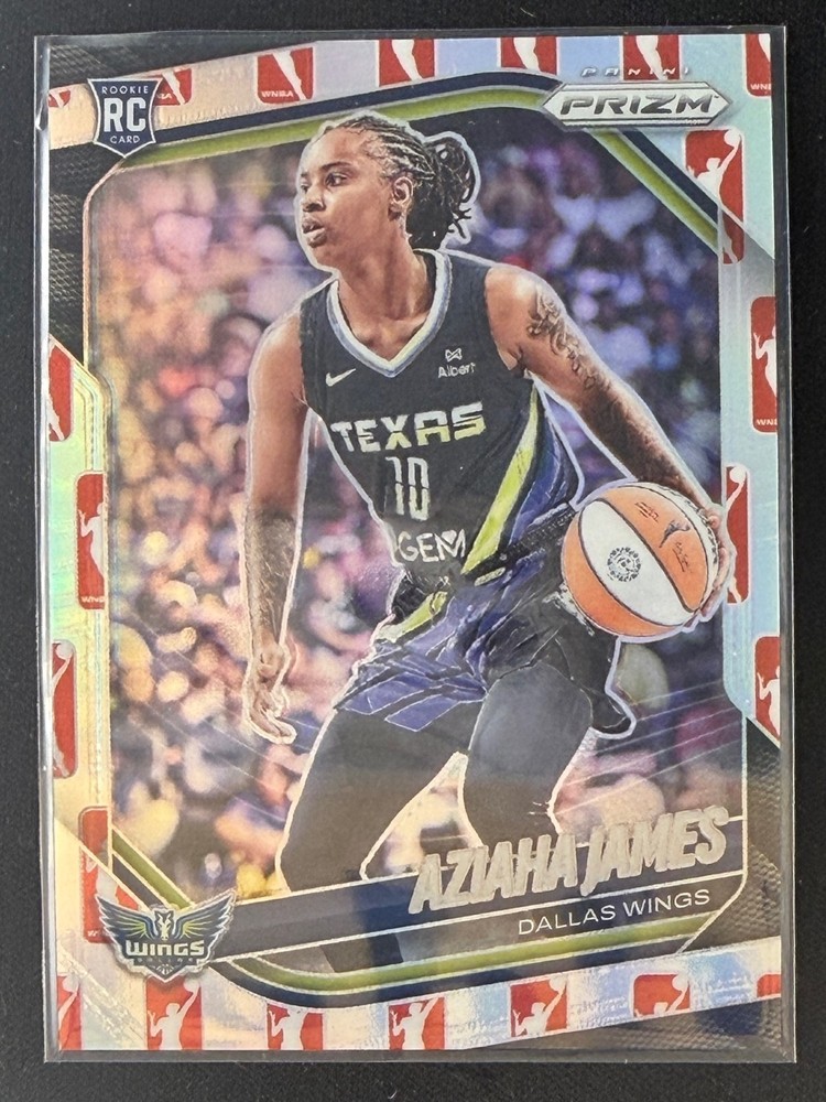 2025 Panini Prizm WNBA #83 Aziaha James WNBA Logo Prizms