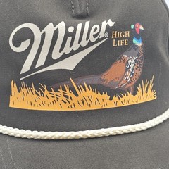 American Needle Miller High Life Retro Snapback Rope Hat Brown Cap NWOT