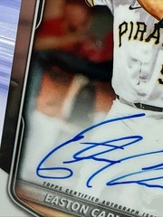 2025 Bowman Draft – Chrome Prospect Autographs Easton Carmichael #CPA-ECA