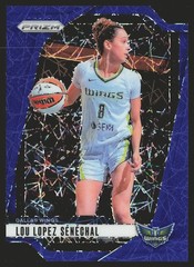 2024 Panini Prizm WNBA #121 Lou Lopez Senechal Blue Velocity Prizms