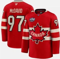 Connor McDavid Team Canada 4 Nations Jersey Red All STITCHED 2025 G1N