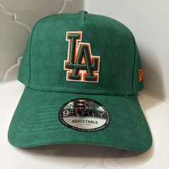 Los Angeles Dodgers New Era A-Frame 9FORTY Green Snapback Adjustable Hat