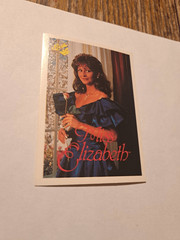 Vintage 1990 WWF Trading Card 112 Miss Elizabeth Classic Games Titan Sports