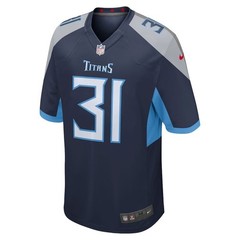 Nike Tennessee Titans Navy Men’s Jersey #31 Kevin Byard Size XL E1-052