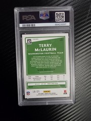2020 Panini Donruss Optic Terry McLaurin #100 Black Pandora Prizm /25