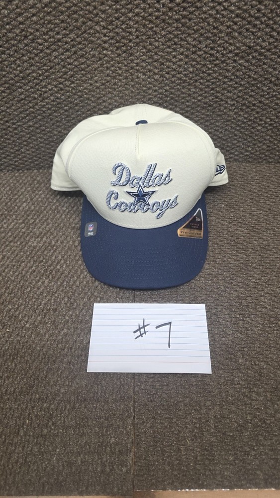 New Era 9FIFTY Dallas Cowboys NFL Hat Snapback White Navy Blue *BRAND NEW*