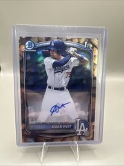 2025 Bowmand Draft – Aiden West Snack Pack SP Auto /5 Peanuts Dodgers