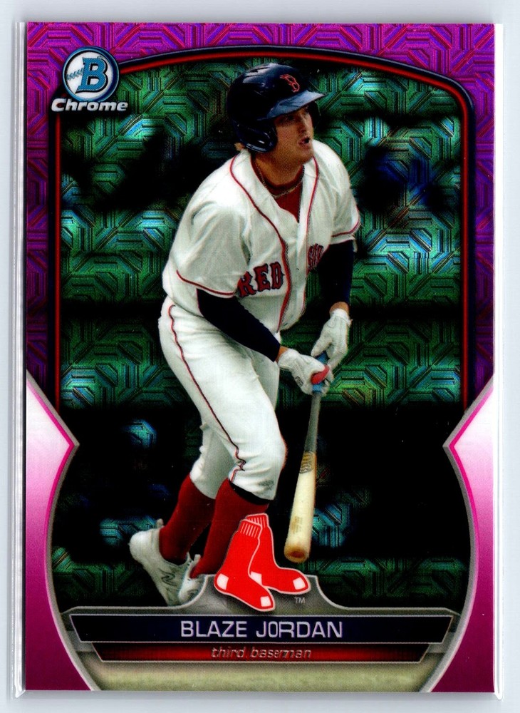 2023 Bowman Chrome | Blaze Jordan | Prospect Pink Mojo Refractor /199