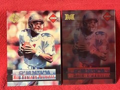 (2) 1996 Drew Bledsoe Edge Quantum Motion #’d /500 Patriots