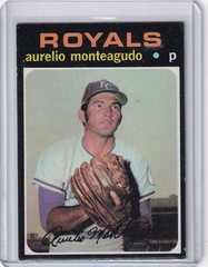 1971 Topps Baseball #129 Aurelio Monteagudo – Kansas City Royals