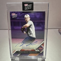 2024 TOPPS NOW 150 NICKY CASS – 1ST PITCH On Card Auto Inscription #20/25