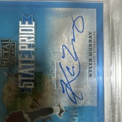 Leaf 2019 Metal State Pride Kyler Murray Clear Blue Auto /1 Pre-Prod Rookie