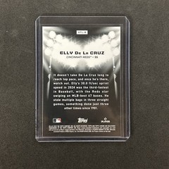 2025 Topps Chrome Black Elly De La Cruz #HTL-8 Hit The Lights SP