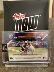 2024 Topps Now Nicky Cass On Card Auto Purple Parallel #16/25 Mets #150C