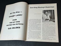 Lehigh Valley PA Larry Holmes Mohammad Ali 1976 Honors Program Advertising 40pg
